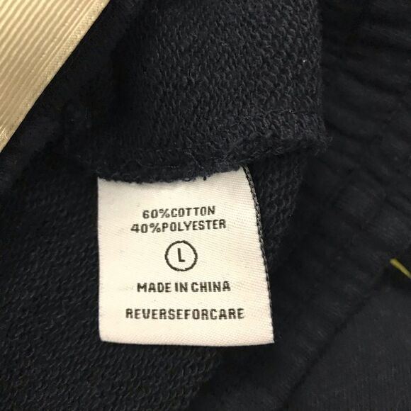 Halfway Dead HWD Men's L Logo Jogger Sweatpants Black Comfy Casual Loungewear - Picture 5 of 7